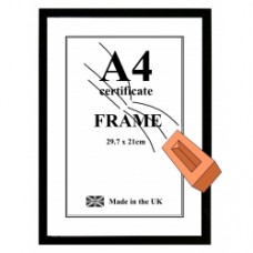 A4 Certificate Safety Frame